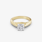 Load image into Gallery viewer, Classic Solitaire Ring | 925 Silver Gold & Silver Plated Ring